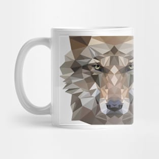 Geometric Wolf Mug